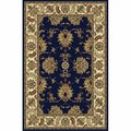 Auric Noble Rectangular Navy Blue Traditional Italy Area Rug, 2 ft. 2 in. W x 8 ft. H AU1645764
